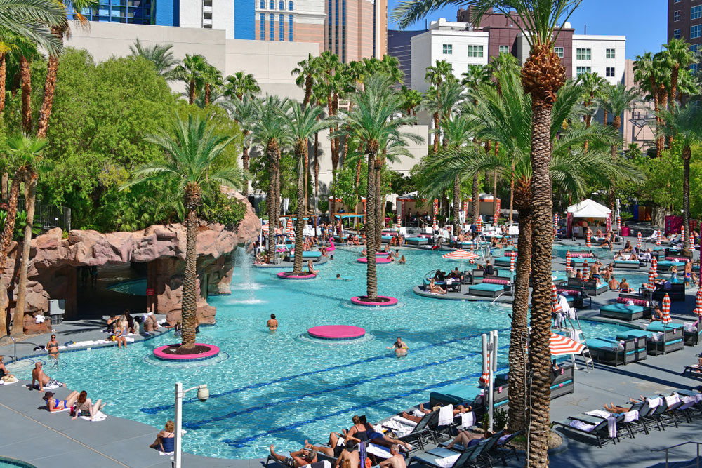 Guía de Las Vegas de la piscina Flamingo