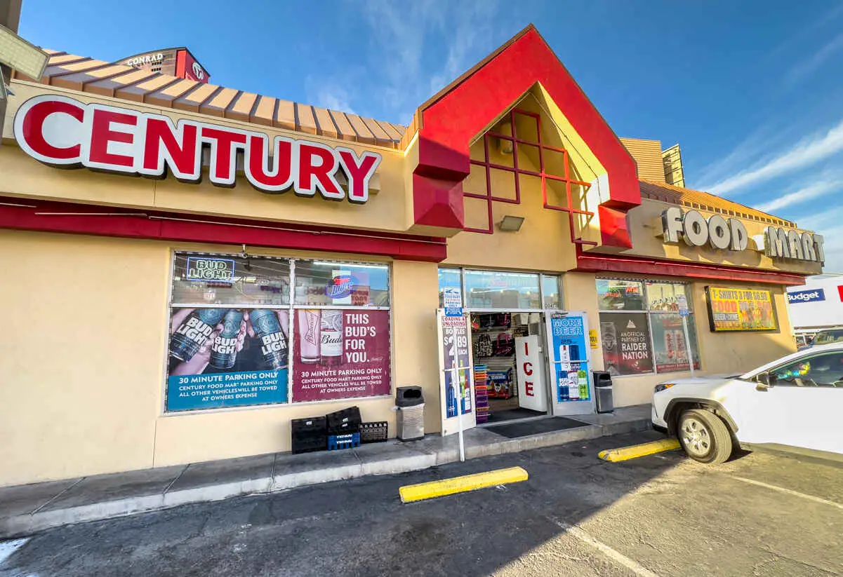 10 tiendas de comestibles en el Strip de Las Vegas (mapa de tiendas de comestibles)