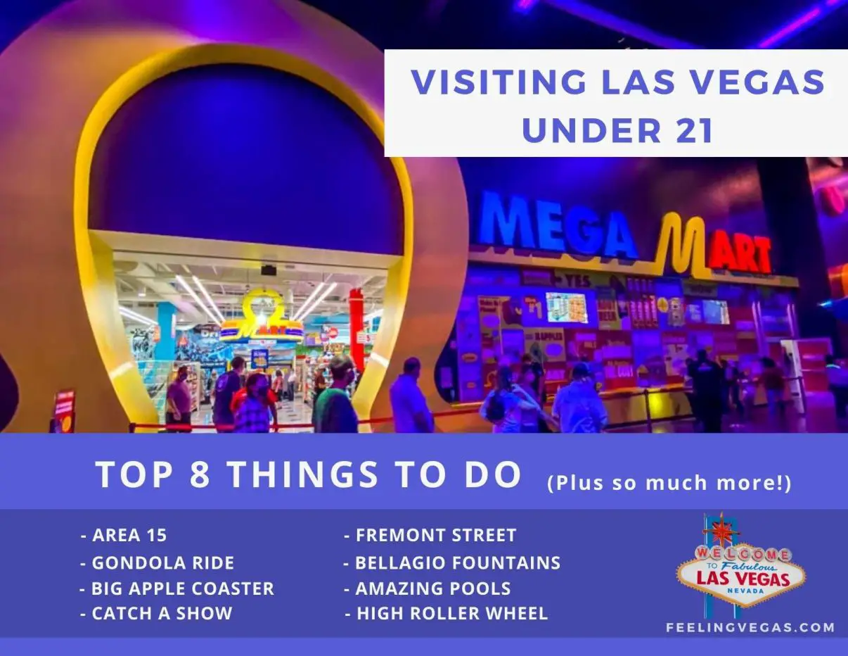 15 cosas para hacer en Las Vegas para menores de 21 años (guía definitiva)