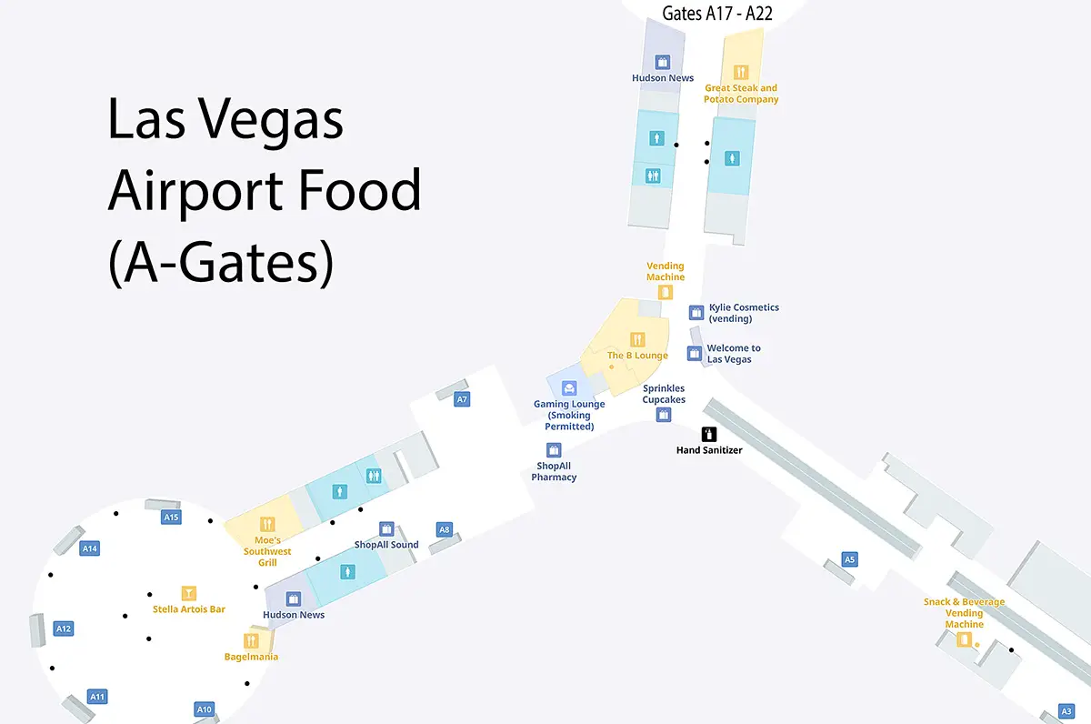Comer en el aeropuerto de Las Vegas (dónde comer en LAS)