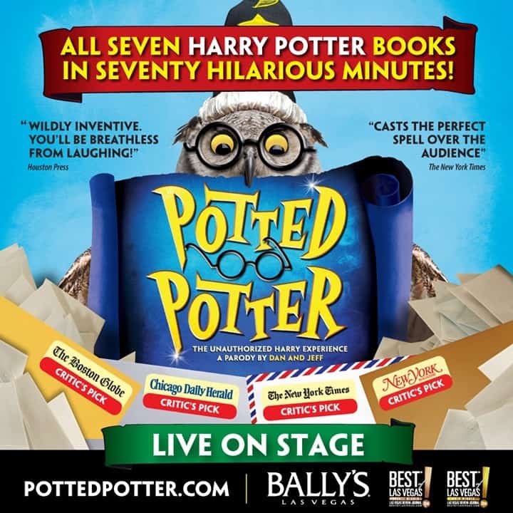 Reseña de Potted Potter Las Vegas: espectáculos, premios y más