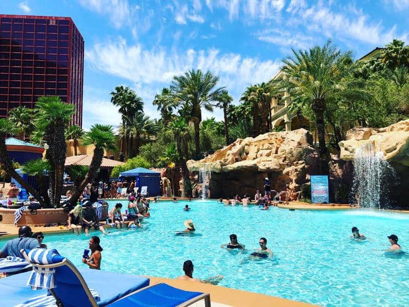 4 piscinas en Rio Las Vegas: horarios, precios