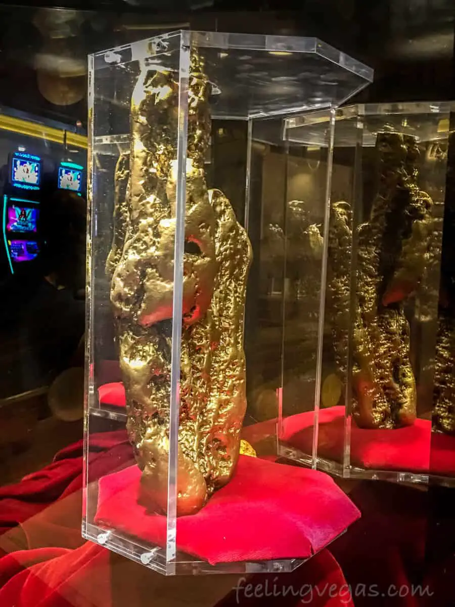Hand of Faith Gold Nugget en Las Vegas (¿la más grande del mundo?)