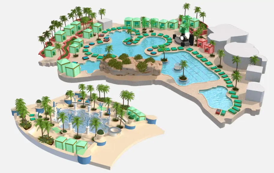 Piscina Flamingo Las Vegas: piscina Go Pool y Beach Club