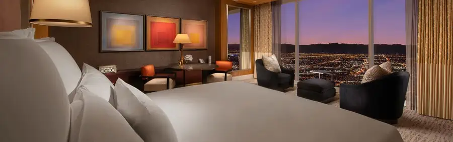 Habitación Wynn con cama extragrande y vistas panorámicas
