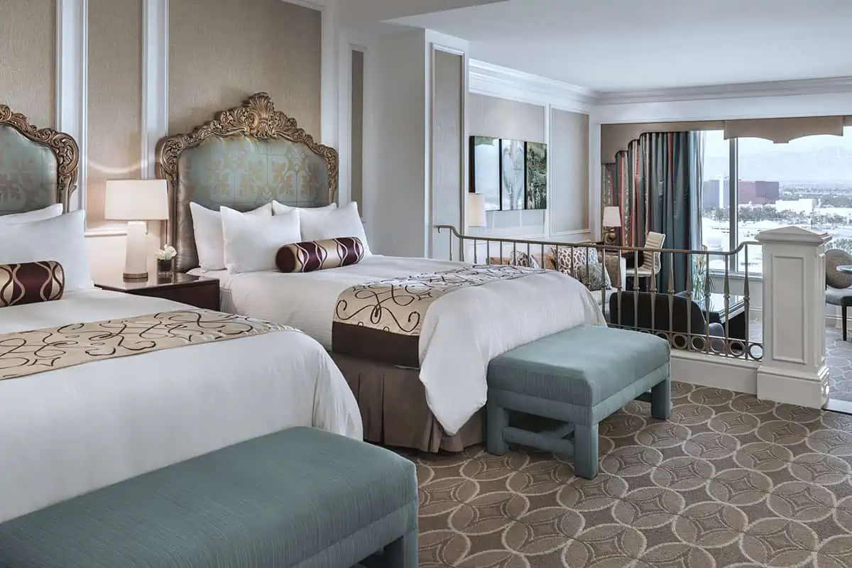 Venetian Bella Suite: Conocida como una suite de lujo con 2 camas tamaño queen en Las Vegas