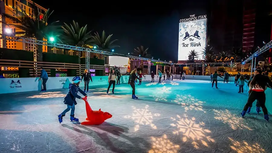 Las 4 mejores pistas de patinaje sobre hielo en Las Vegas
