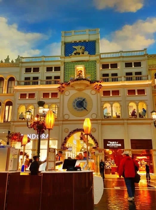 Plaza de San Marcos en el Hotel Venetian