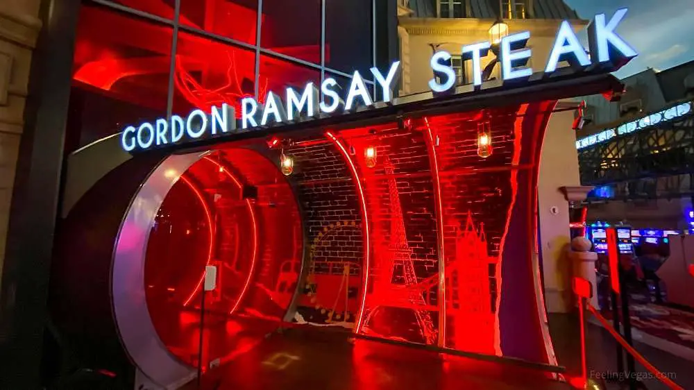 Costo de cenar en Gordon Ramsay Steak en Las Vegas (menú y precios)
