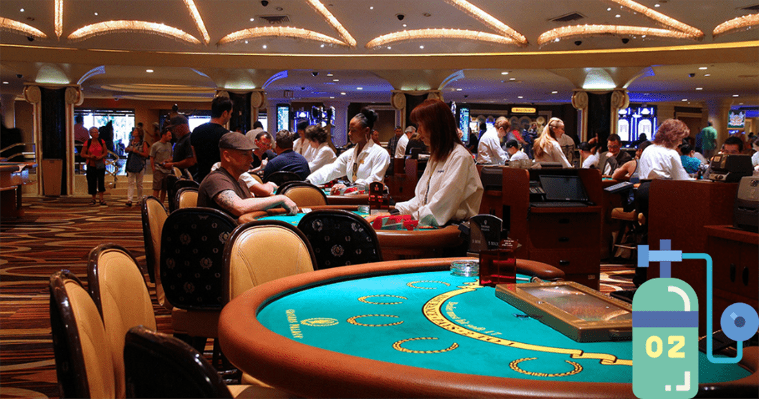 ¿Los casinos bombean oxígeno?