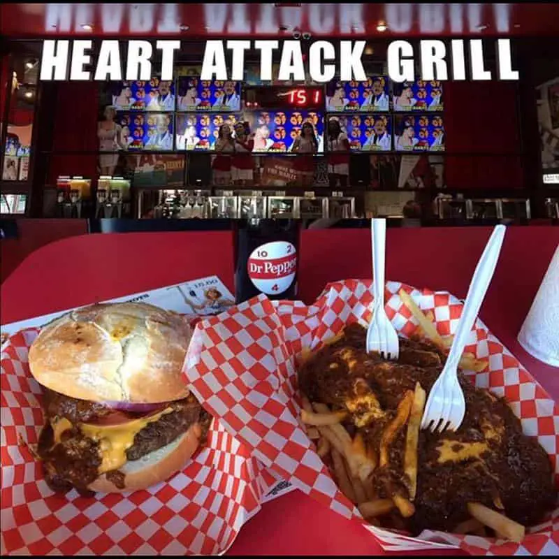 Heart Attack Grill Vegas: menú, precios, calorías