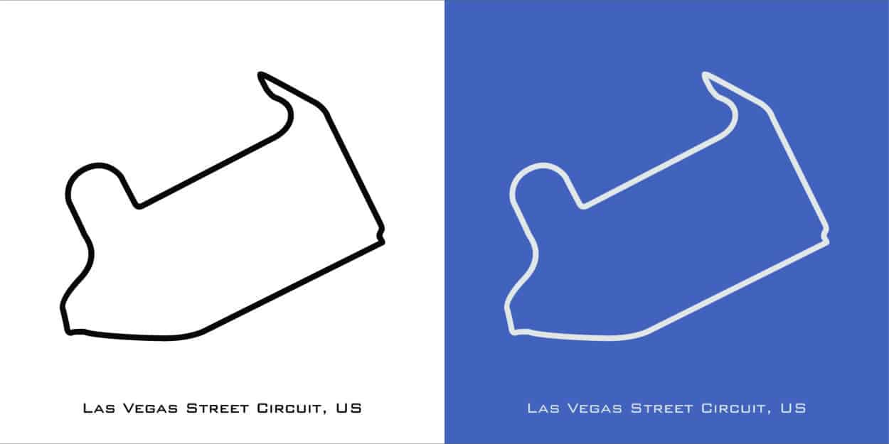 Pista de F1 de Las Vegas: mapa y zonas en 2023