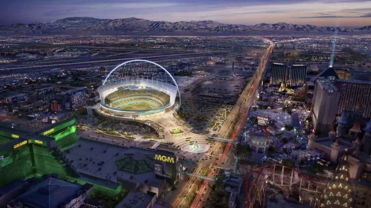 Representaciones del estadio A de Las Vegas: presentación del centro deportivo más nuevo de Sin City