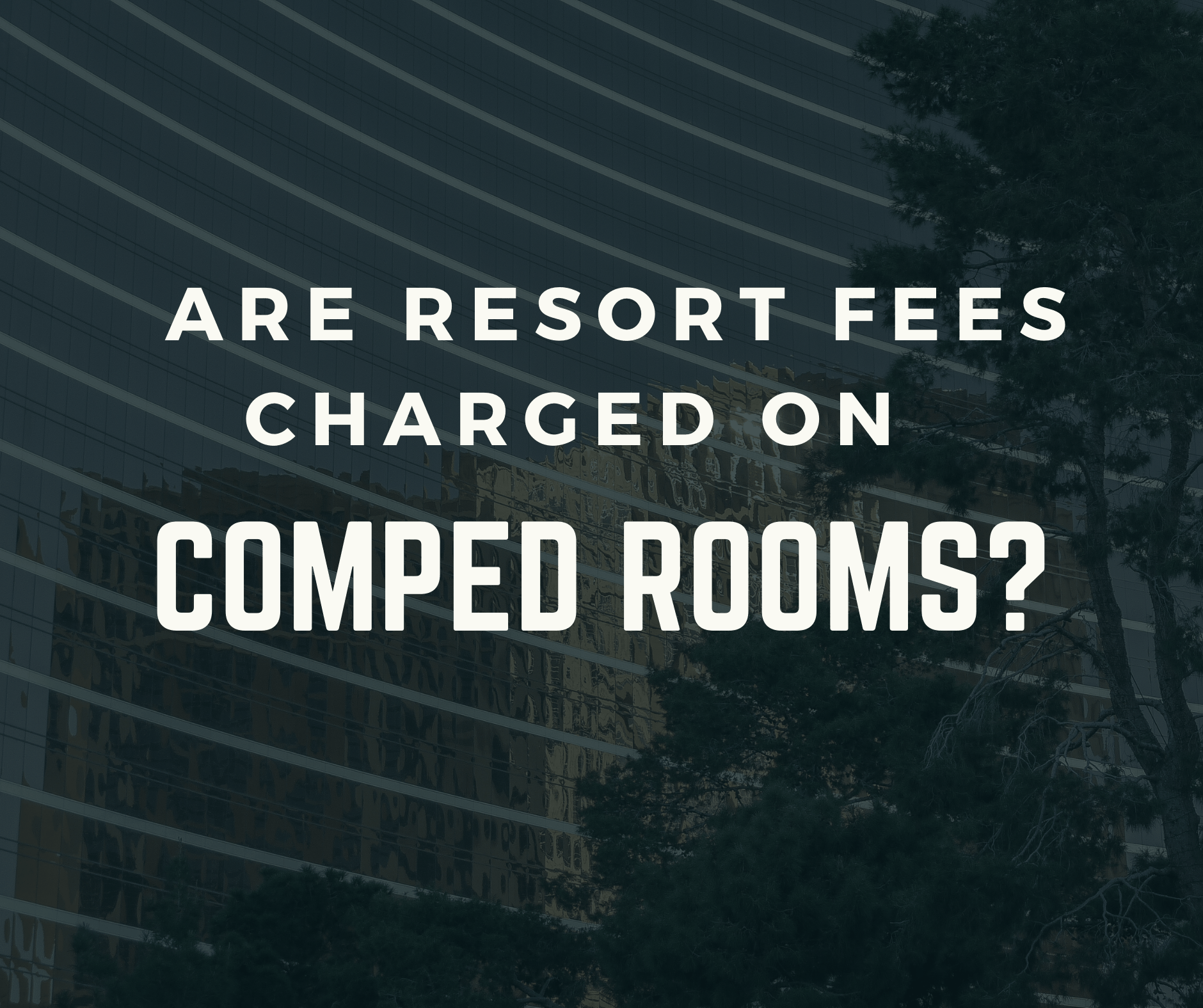 ¿Existen tarifas de resort para las habitaciones compensadas en Las Vegas?
