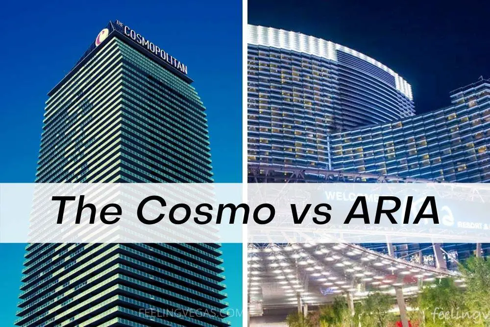 The Cosmopolitan vs. ARIA (¿Qué hotel de Las Vegas es mejor?)