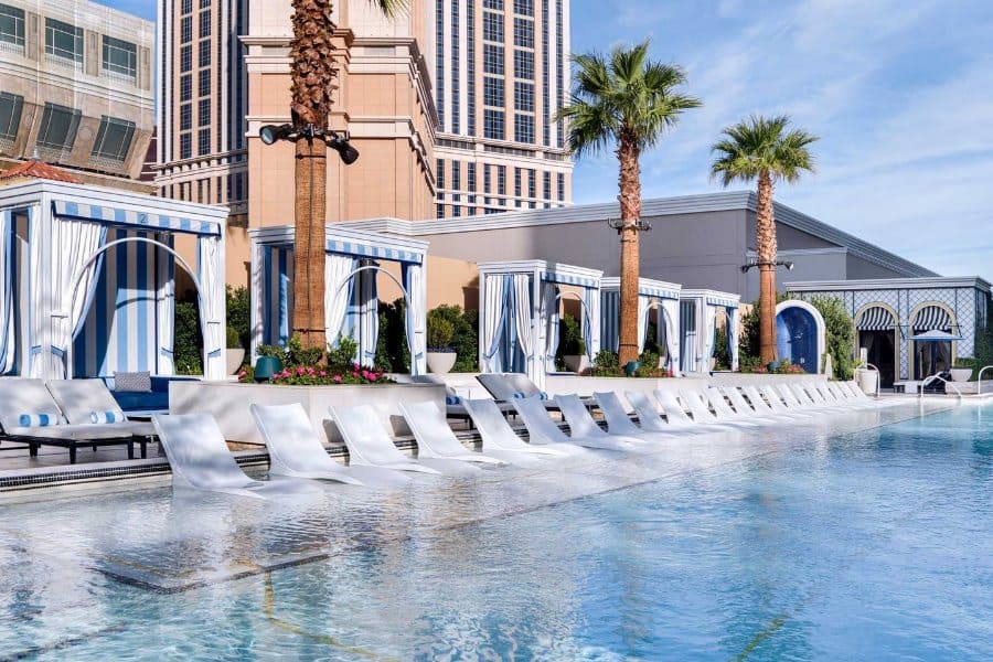 3 piscinas venecianas de Las Vegas: horarios, mapa y actividades