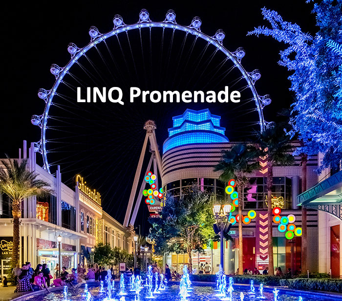 ¿Qué es el Paseo LINQ? ¡Restaurantes, tiendas, espectáculos y más!