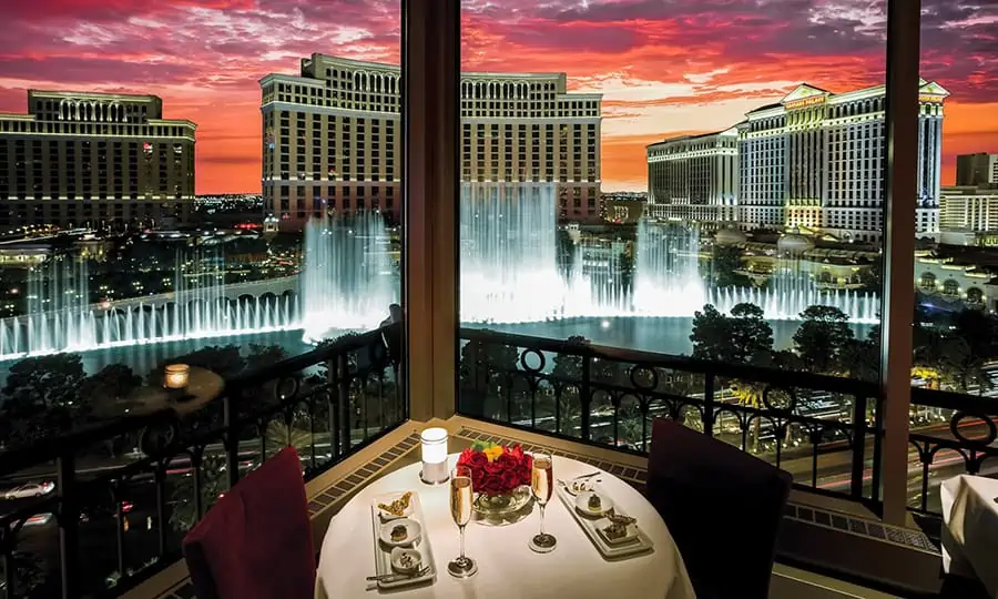 8 restaurantes Bellagio con vistas a la fuente (+6 más con vistas a la fuente)