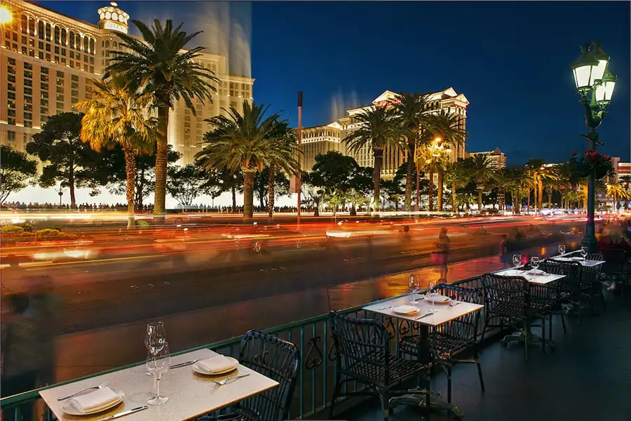 8 restaurantes Bellagio con vistas a la fuente (+6 más con vistas a la fuente)