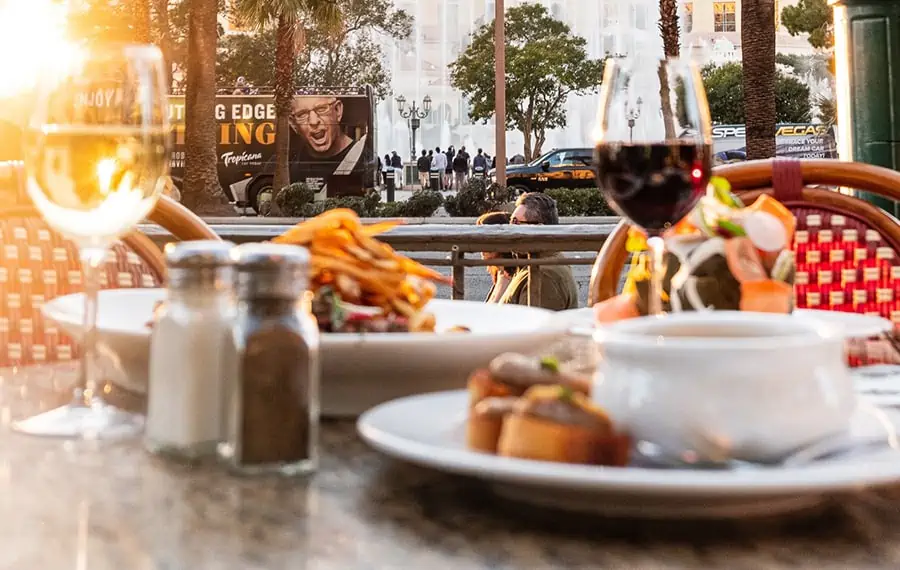 8 restaurantes Bellagio con vistas a la fuente (+6 más con vistas a la fuente)