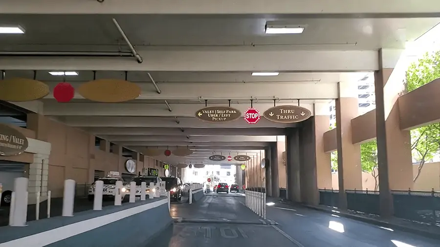 Venetian Parking: tarifas y mapa de valet y estacionamiento sin asistencia