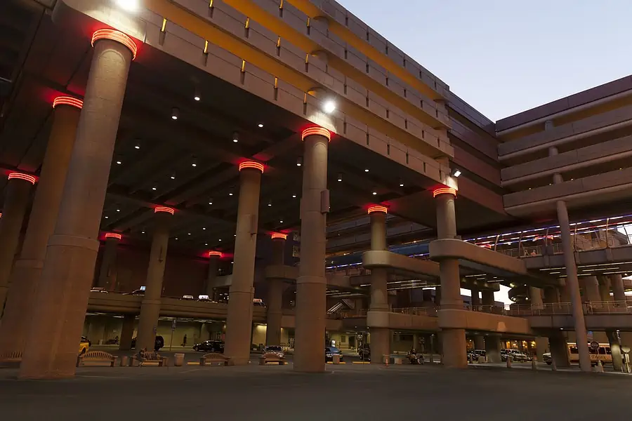 Aparcamiento en el aeropuerto de Las Vegas