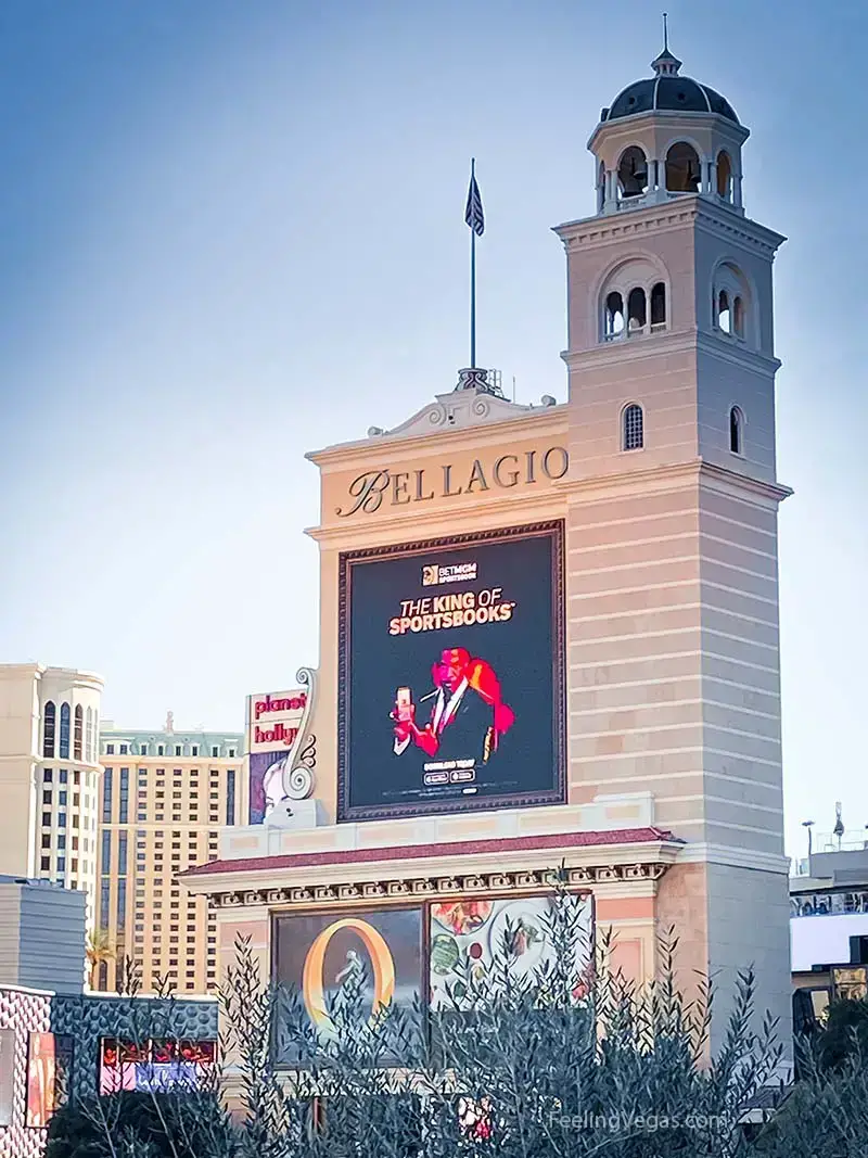 Costo de alojarse en el Bellagio de Las Vegas (de menor a mayor)