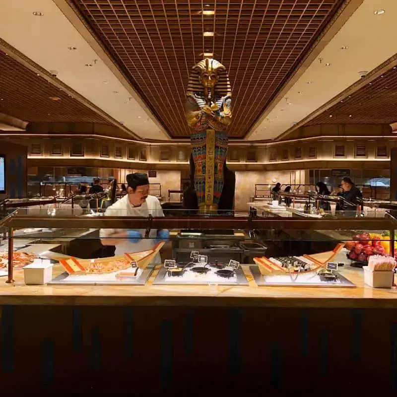 El buffet en Luxor 2023: menú, precios