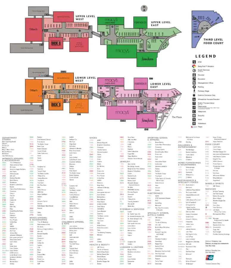 Fashion Show Mall: tiendas, horarios, mapa y restaurantes
