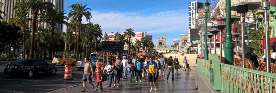 Recorrido a pie por el Strip de Las Vegas