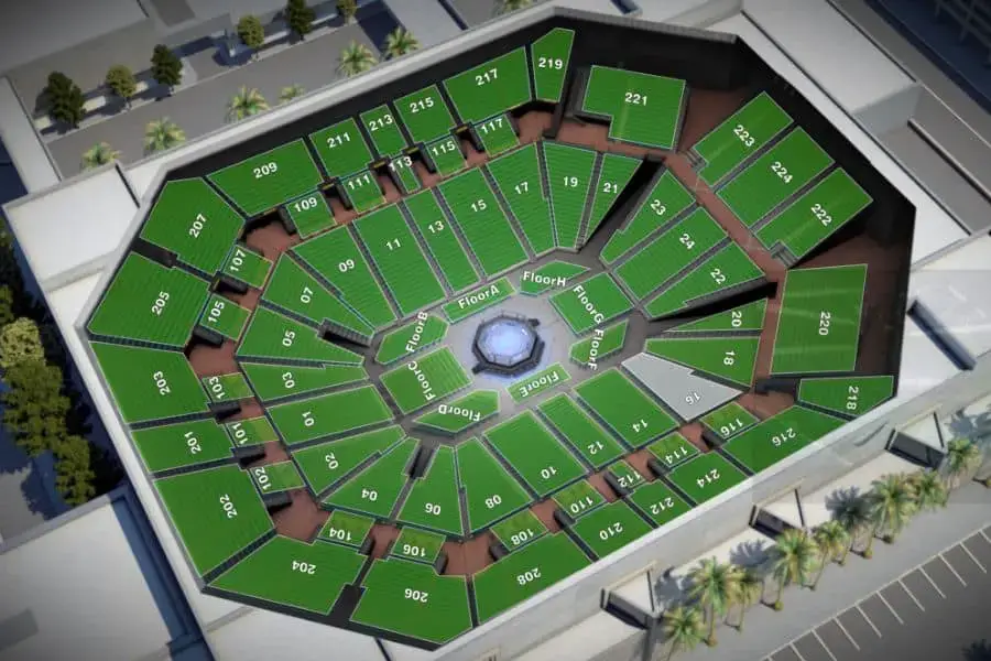 MGM Grand Garden Arena: capacidad, pautas de equipaje