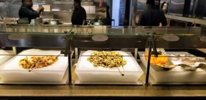 El mejor buffet de mariscos en Las Vegas.