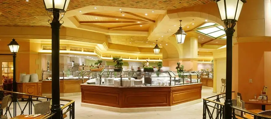 El mejor buffet de mariscos en Las Vegas.