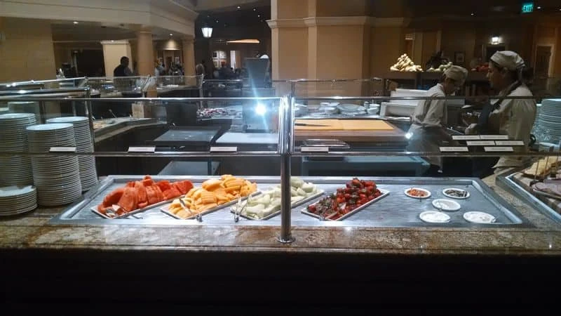 El mejor buffet de mariscos en Las Vegas.