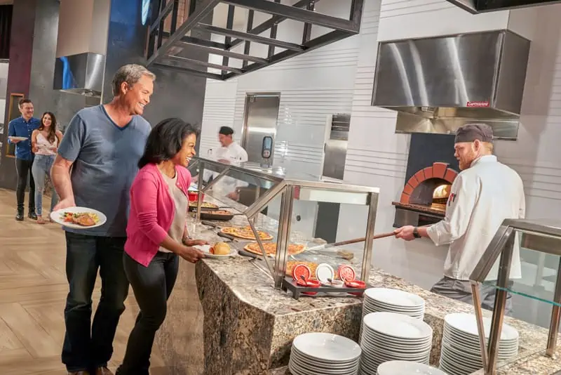 El mejor buffet de mariscos en Las Vegas.