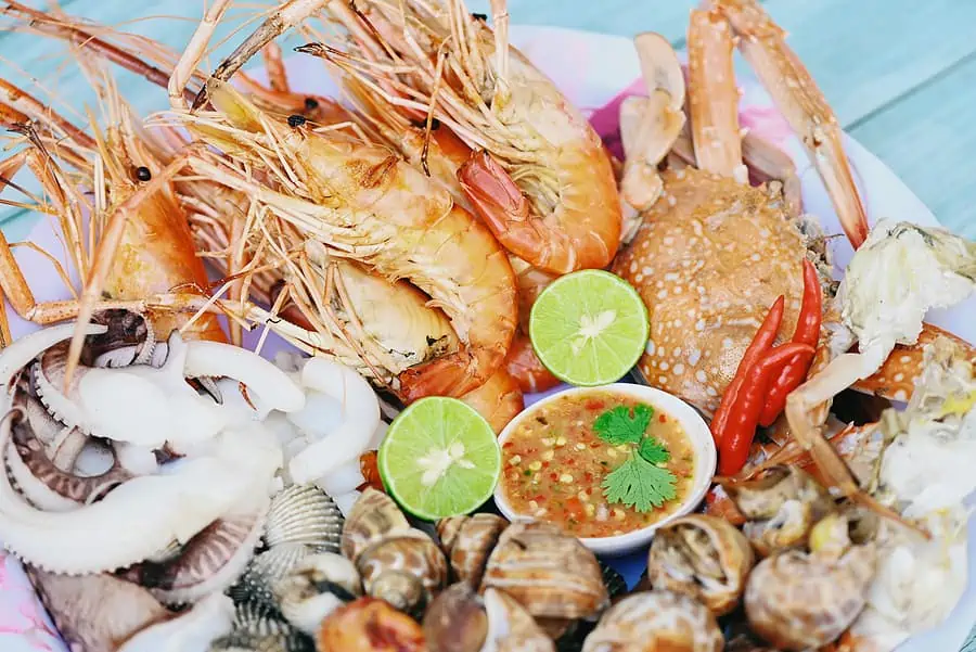 El mejor buffet de mariscos en Las Vegas.
