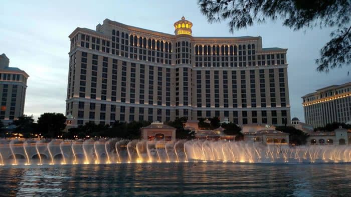 Horarios, horarios y canciones de la Fuente del Bellagio