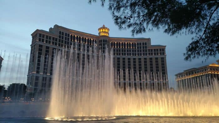 Horarios, horarios y canciones de la Fuente del Bellagio