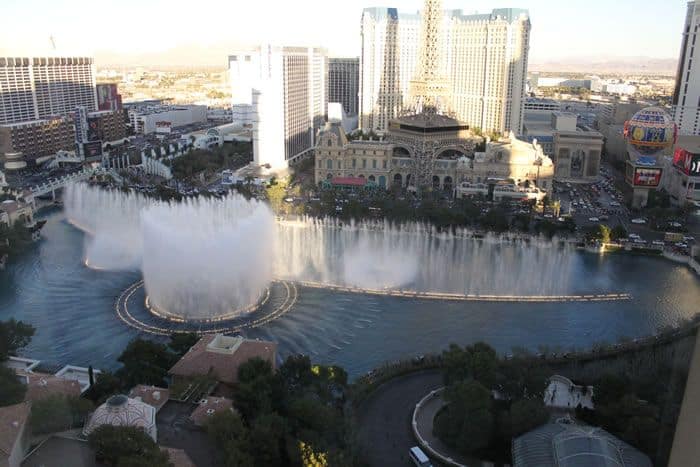 Horarios, horarios y canciones de la Fuente del Bellagio