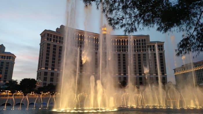 Horarios, horarios y canciones de la Fuente del Bellagio