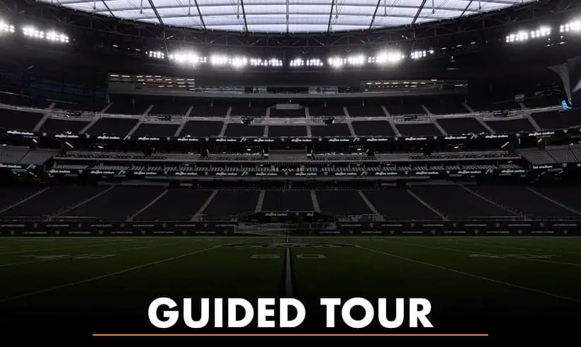 Tour por el estadio de los Raiders de Las Vegas
