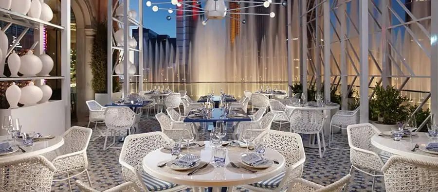 8 restaurantes Bellagio con vistas a la fuente (+6 más con vistas a la fuente)