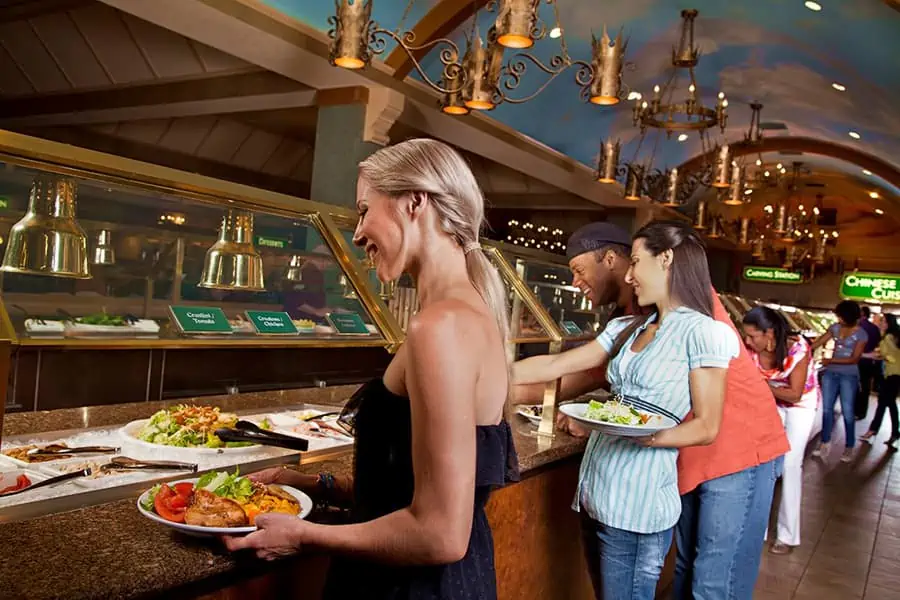 Buffet Excalibur: precio, menú y horario
