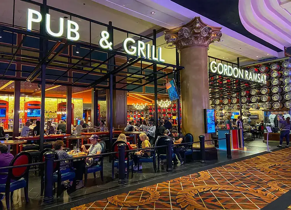 Gordon Ramsay Pub & Grill Las Vegas (menú, costo, ubicación)