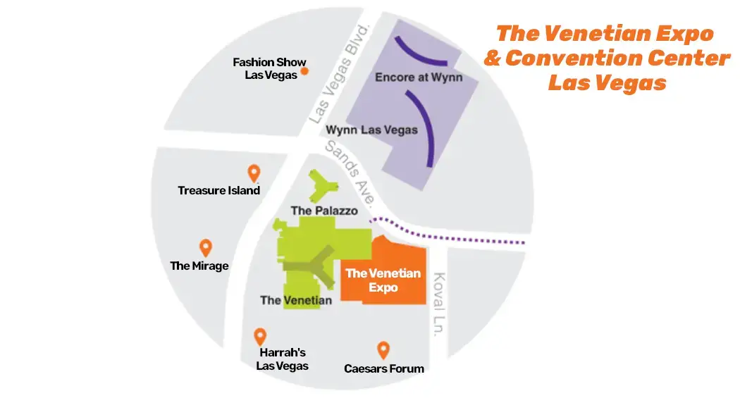 El Centro de Convenciones y Exposiciones Venetian de Las Vegas
