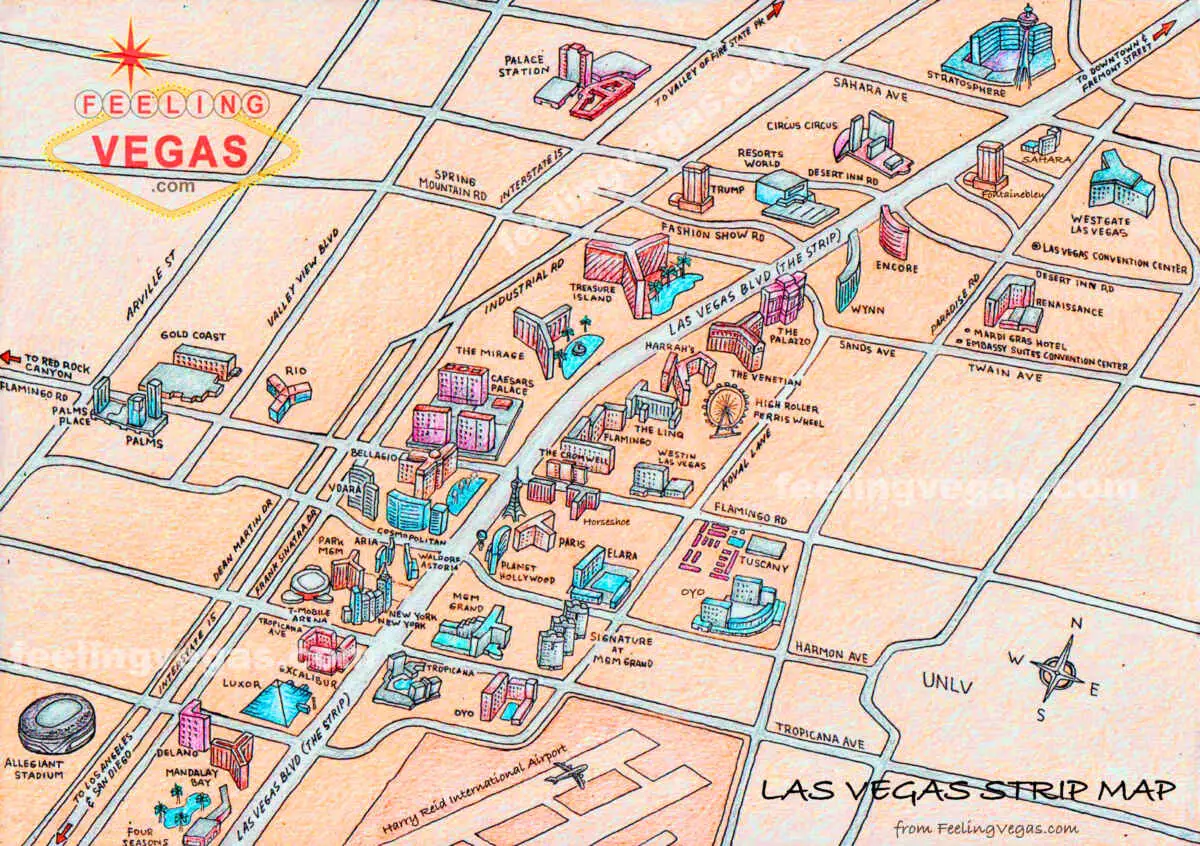 Mapa del Strip de Las Vegas 2023: (Mapa del hotel casino | PDF imprimible) Mapa del Strip de Las Vegas 2023: (Mapa del hotel casino | PDF imprimible)