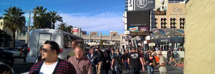 Recorrido a pie por el Strip de Las Vegas