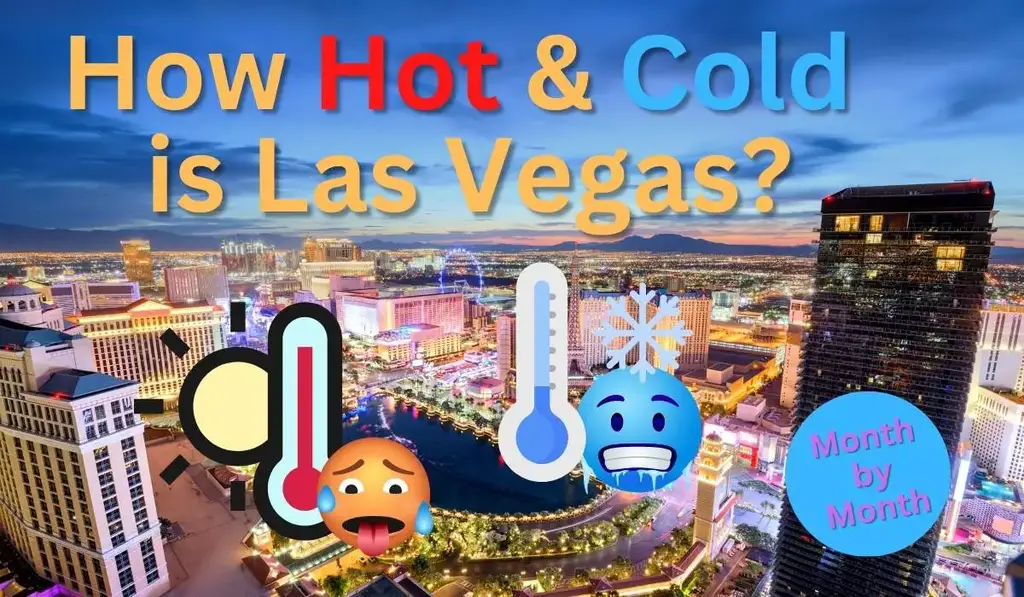 Temperaturas frías y calientes en Las Vegas (clima mes a mes)