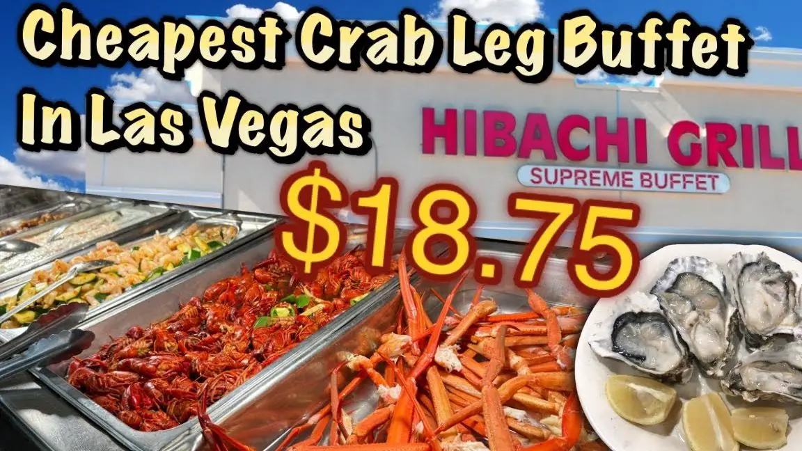 Buffet DE PIERNA DE CANGREJO MÁS BARATO en Las Vegas l Hibachi Grill Supreme Buffet Las Vegas