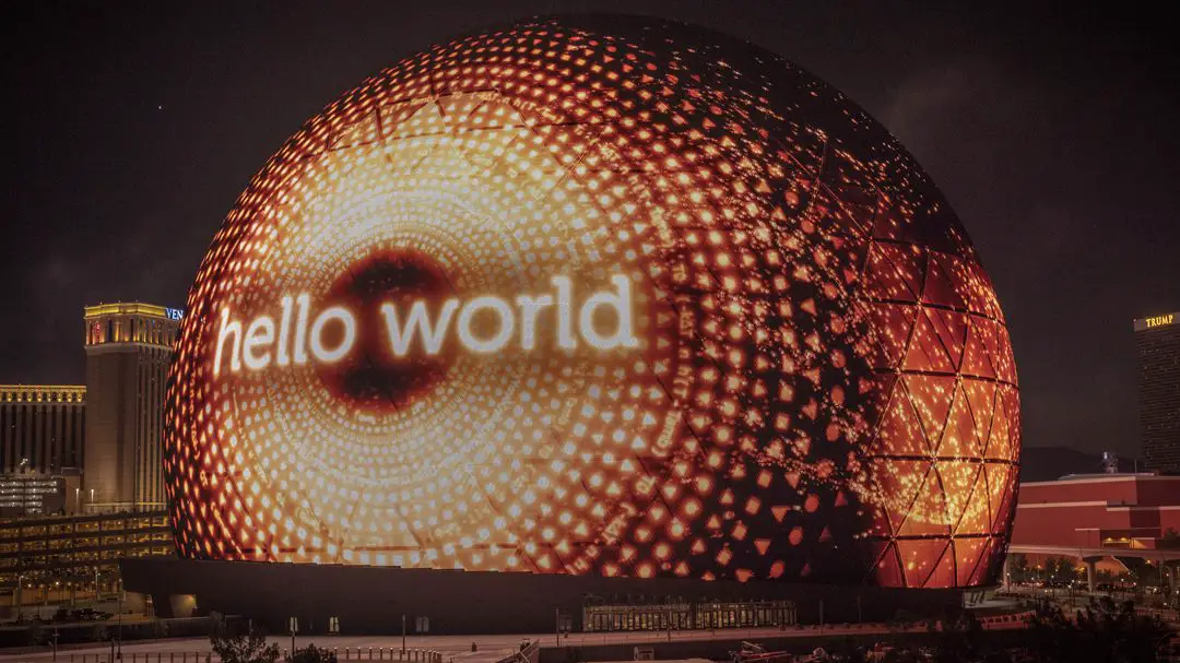 Sphere de MSG en Las Vegas corteja a los especialistas en marketing por 'Unique Canvas'
